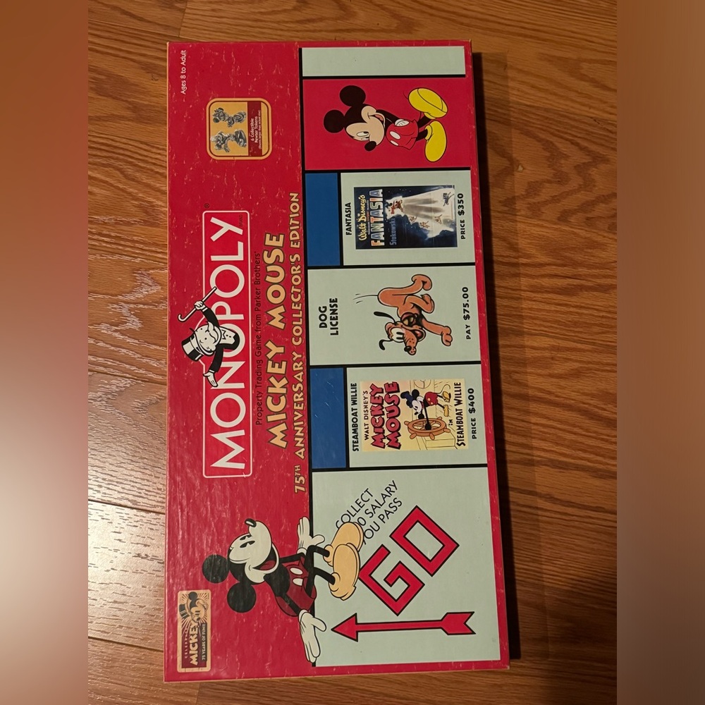 Monopoly Mickey Mouse 75th Anniversary Collector’s Edition.